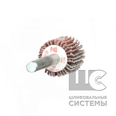 RG0178 Круг лепестковый с оправкой RG 25x25x6мм P120 (Bibielle)