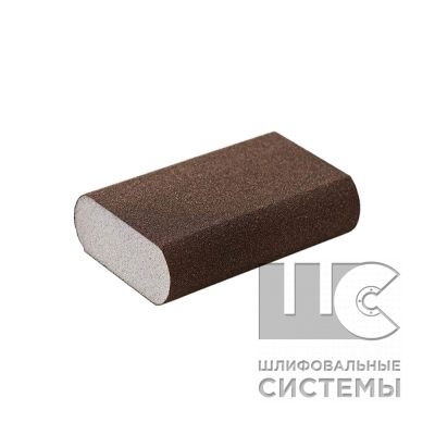 Шлиф блок Round Block  98х69х26мм P100/FLEXIFOAM