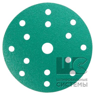 Шлиф. диск на цепляющейся осн. Abraforce  Green Film D=150  15 отв. P1000