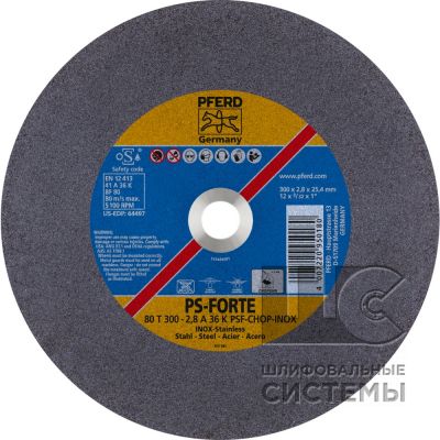 Круг отрезной  80 T 300-2,8 K PSF CHOP STEELOX/25,4