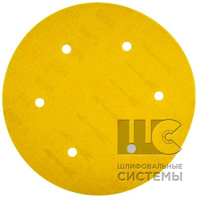 Шлиф круг на цепляющейся осн. Abraforce Gold D=150мм 6отв. Р60