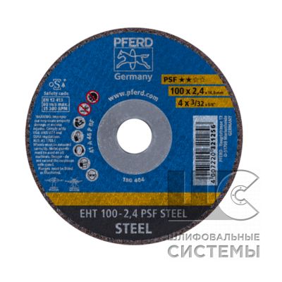 Круг отрезной EHT 100-2,4 PSF STEEL/16