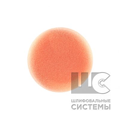 Полир. диск POLISHING PAD 150мм/6, Orange, поролоновый, жесткий, липучка