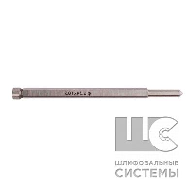 Центрирующий штифт-выталкиватель, d6,34, L130/DEBEVER