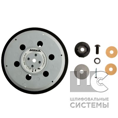 Диск-подошва 150 мм Abranet Backing Pad UNI 5/16 +M8 Festo полужесткая,универс (липучка)