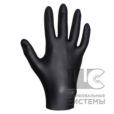 JSN707 (JETAPRO S) Перчатки нитриловые для малярных работ, черные,  размер S (Jetapro)