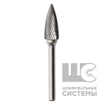 DG 1020/6 S/C Твердосплавная борфреза, сфероконическая с заострённым концом/DEBEVER