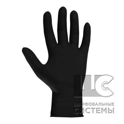 JSN911 Jeta Safety Нитриловые перчатки черные одноразовые модель JSN9, размер XXL, длина 240мм, толщ