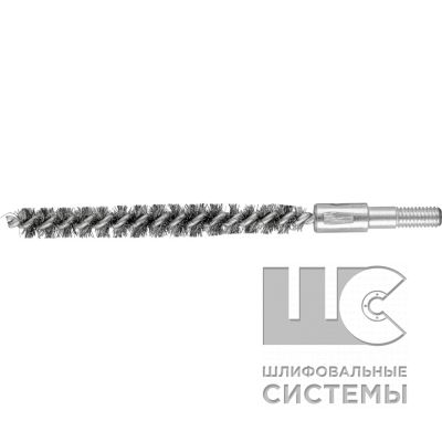 Щётка трубчатая  (с резьбой ) IBU 0880/M6 INOX 0,15