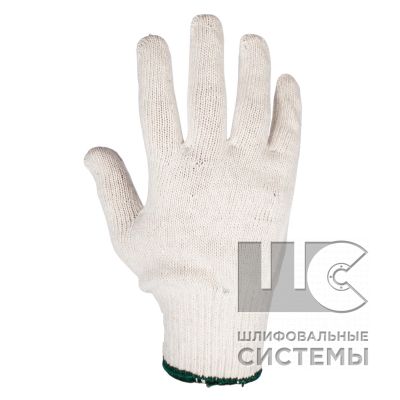 JC011 Трикотажные перчатки из хлопкоэфирной пряжи 10/XL, цвет натуральный