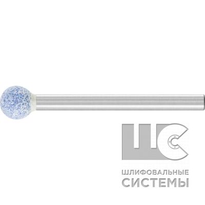 Головка абразивная (твёрдость J) KU  06/3 AWCO 100 J5V