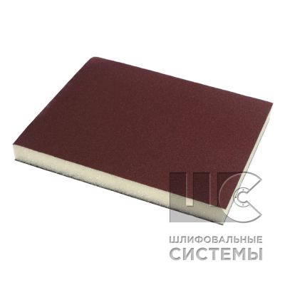 Шлиф губка Soft Pad 120х98х13мм P180 Red/FLEXIFOAM