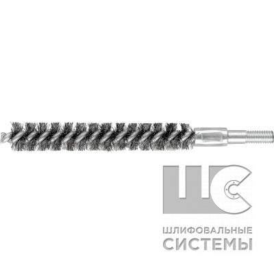 Щётка трубчатая  (с резьбой ) IBU 1280/M6 INOX 0,15
