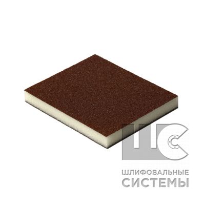 Шлиф губка Soft Pad 120х98х13мм P80 Red/FLEXIFOAM