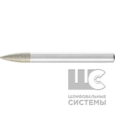 Шлиф. головка алмазная DSPG 6,0-18,0/6 D126