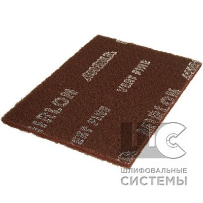 (скотч брайт) 152х229 Р360 (VF) красный/MIRLON