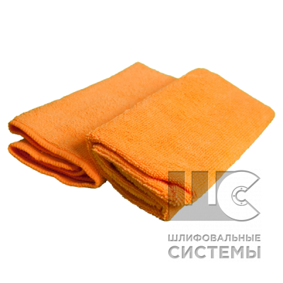 MC-O Оранжевая салфетка из микрофибры, 40х40см, 2шт/уп/HANKO