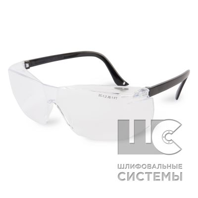 JSG911-C Clear vision Очки защитные открытого типа, прозрачные линзы из ударопрочного поликарбоната