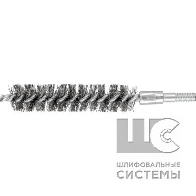 Щётка трубчатая  (с резьбой ) IBU 1680/M6 INOX 0,20